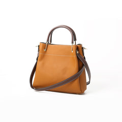 Valencia Brown Original Leather Crossbody & Shoulder Top Handle Bag - Luxury 1pc for Women