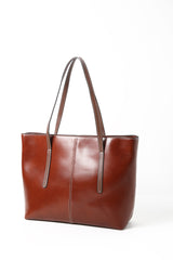 Quinn Everyday Large Capacity Elegant Leather Tote &Shoulder Bag for Women