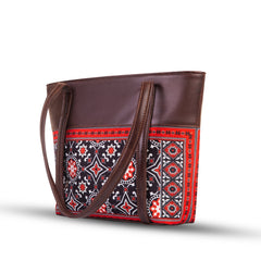 Ajrak Art shoulder Tote Bag