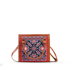 Ajrak Scarlet Art Handbag