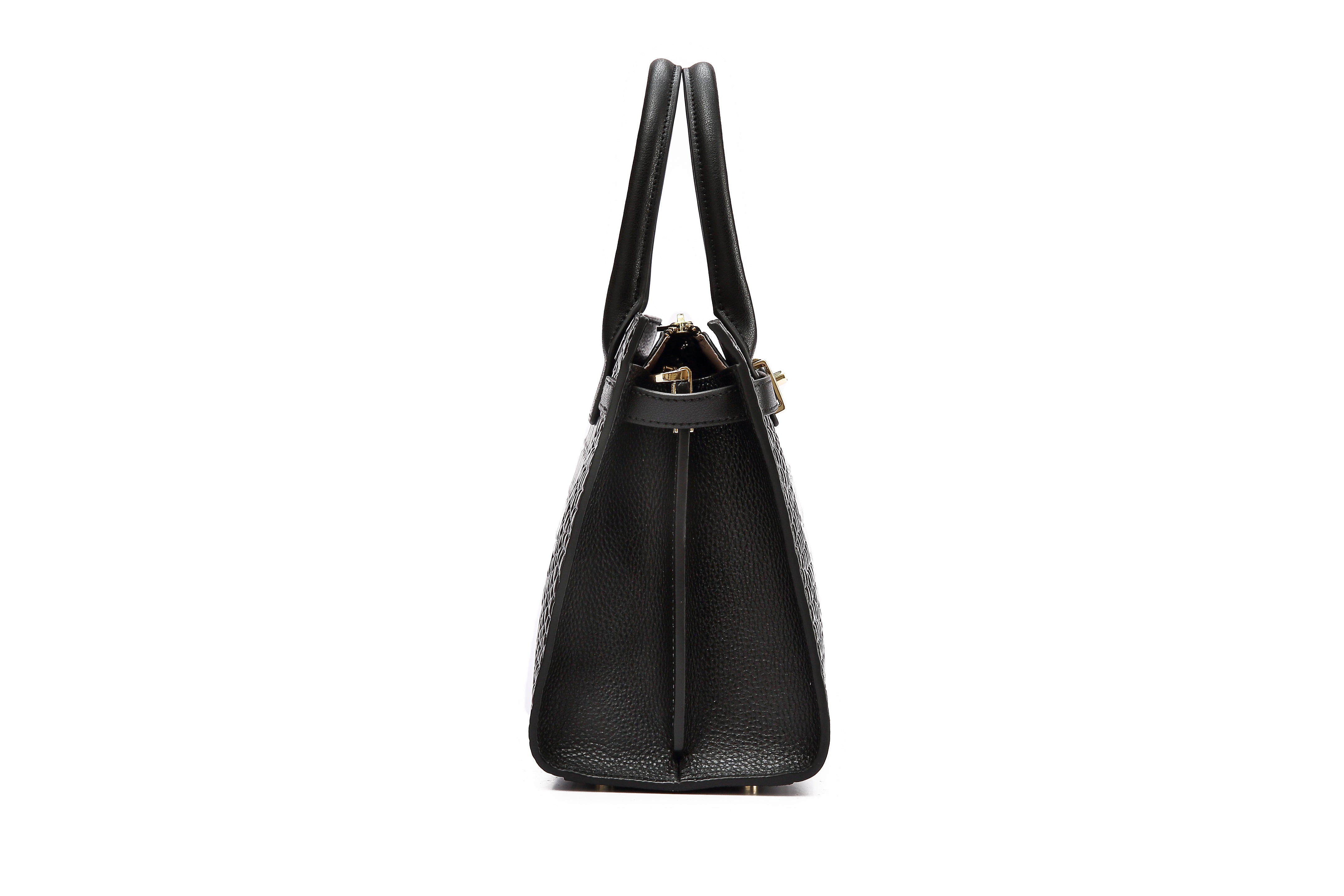 Genuine Leather Top Handle handbag for women