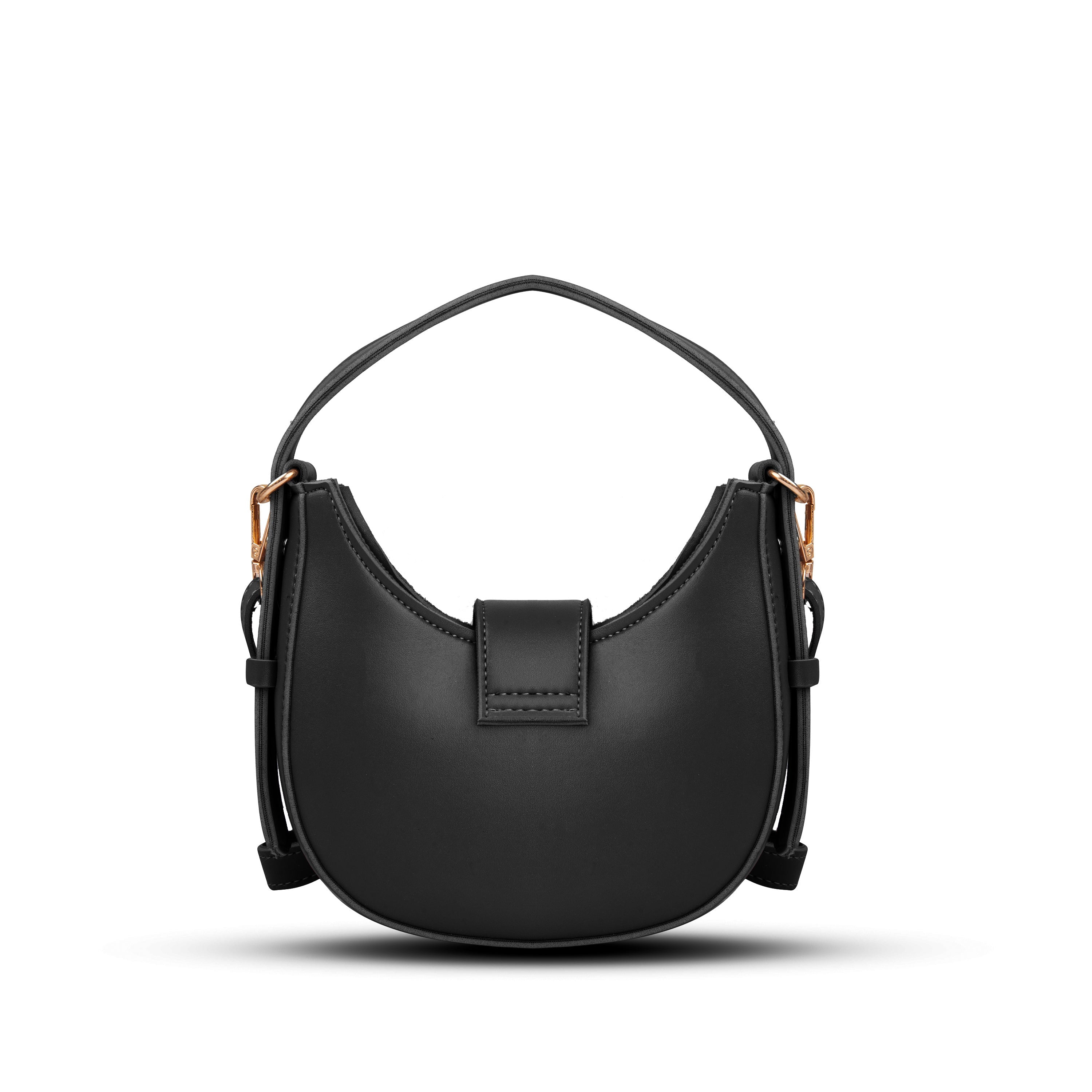 Chia Black Hobo Handbag