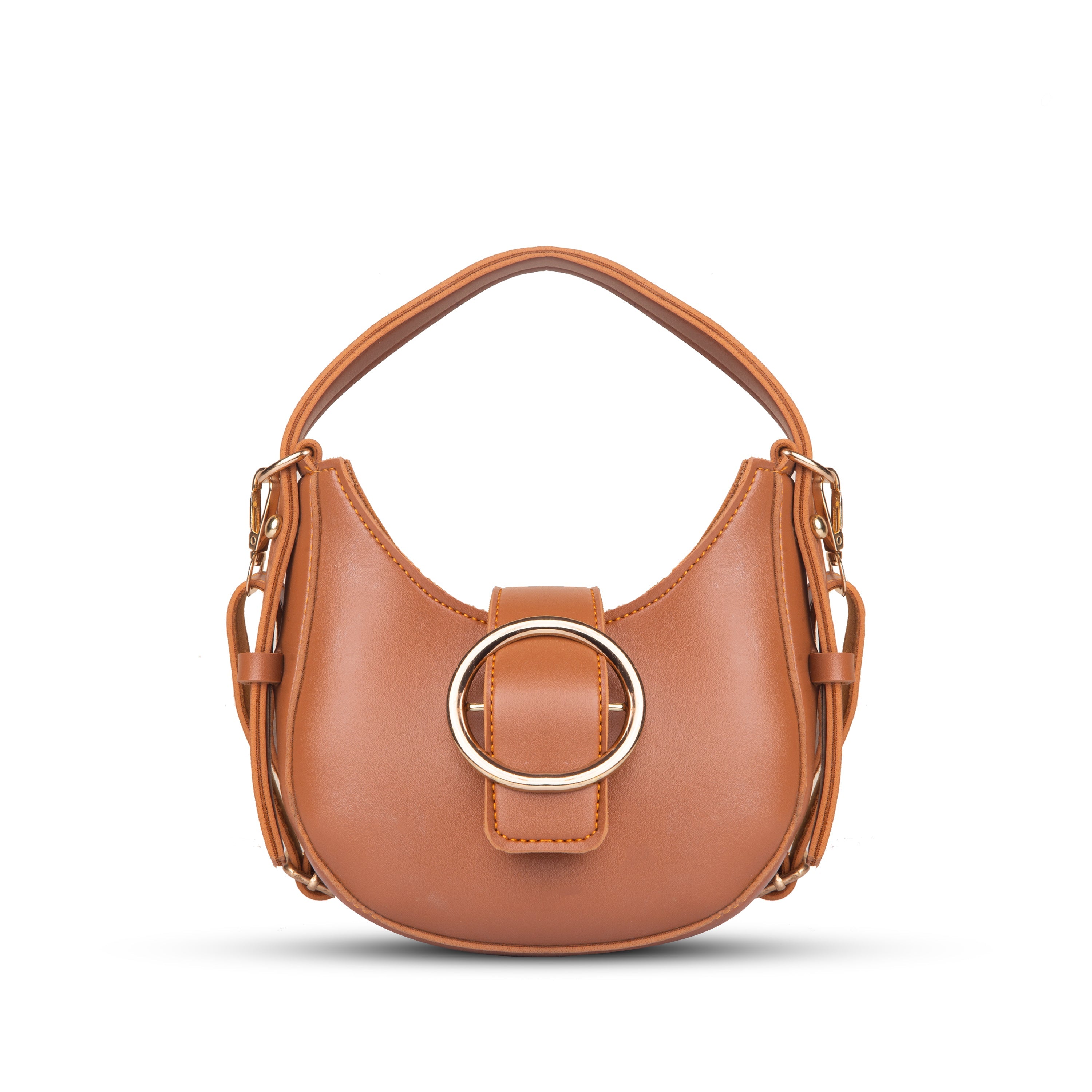 Chia Brown Hobo Handbag