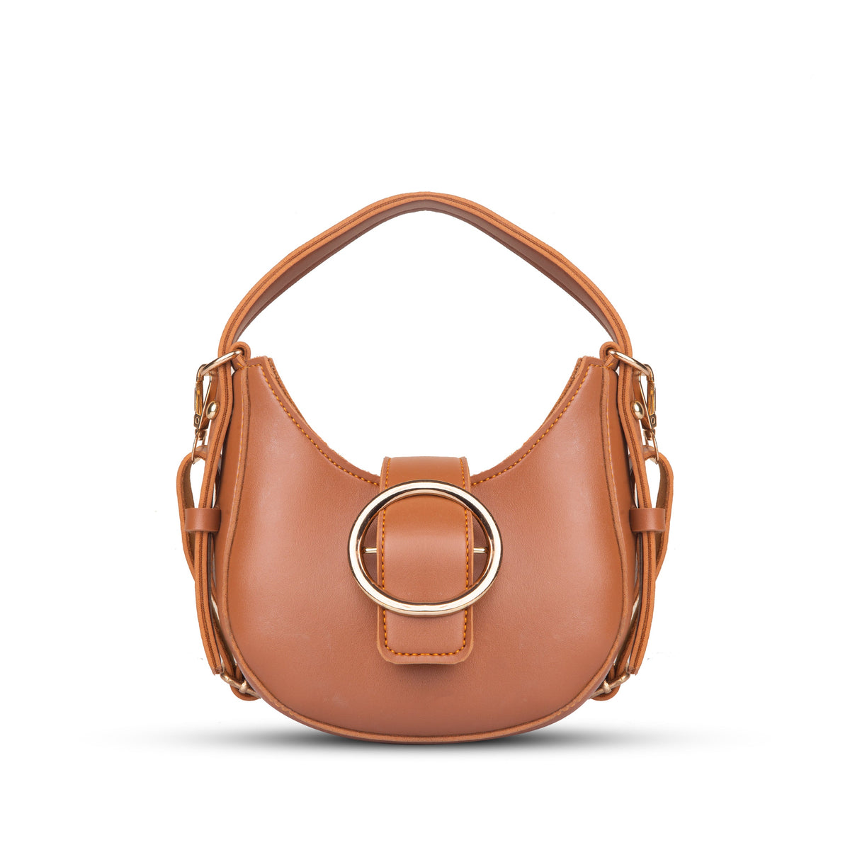 Chia Brown Hobo Handbag