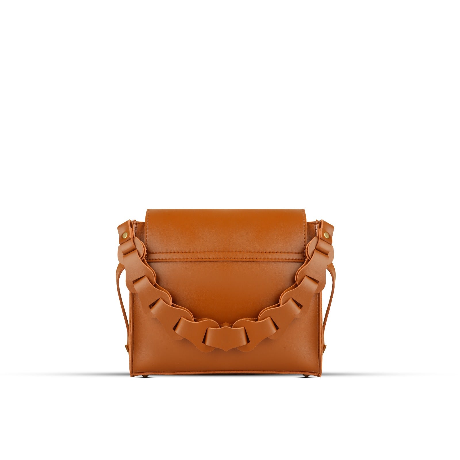 Fiona Front Flap Brown Handbag