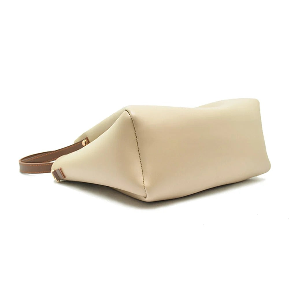 Georgia Beige Shoulder Handbag