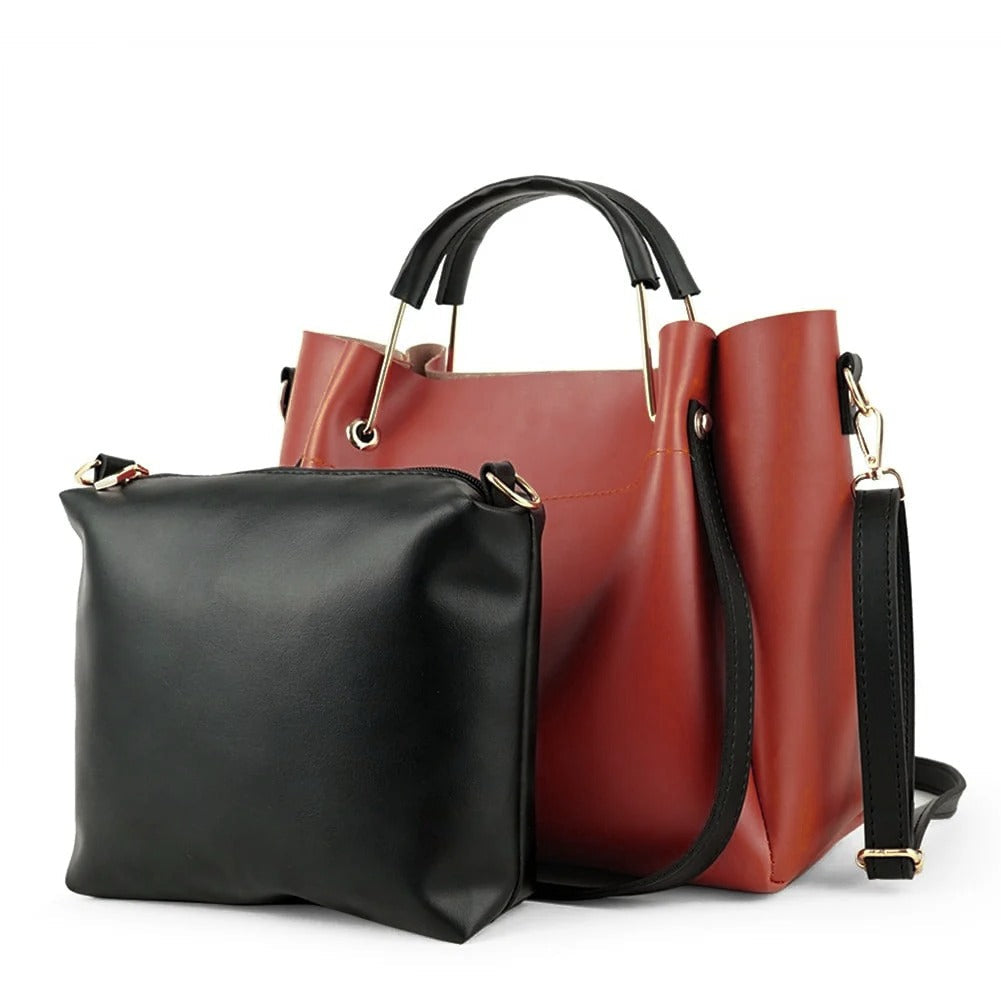 Georgia Maroon Shoulder Handbag