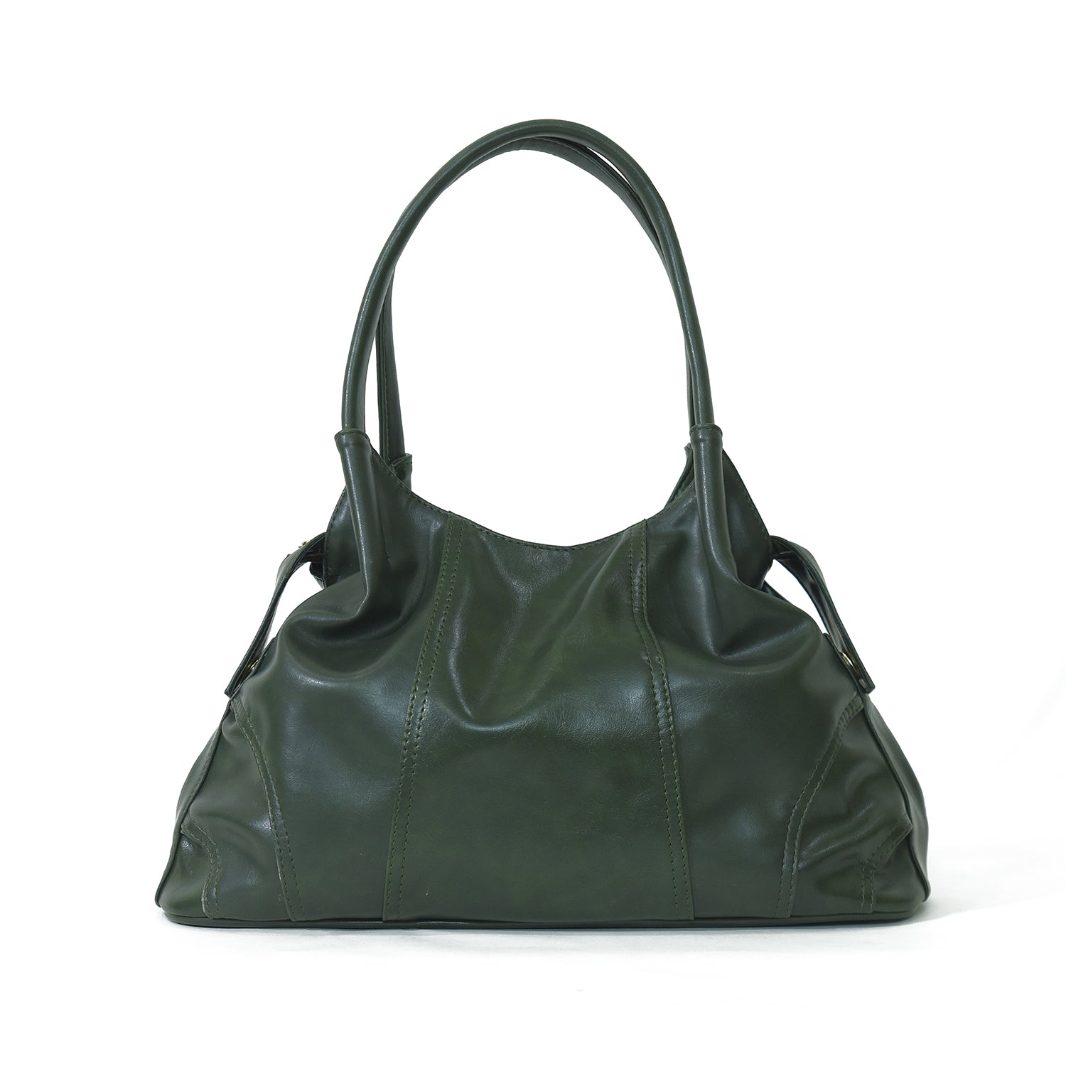 Miami Green Stylish Vegan Leather Top-Handle Tote And Hobo Bag