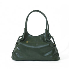 Miami Green Stylish Vegan Leather Top-Handle Tote And Hobo Bag