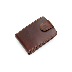 Men's Bifold Leather Wallet Brown