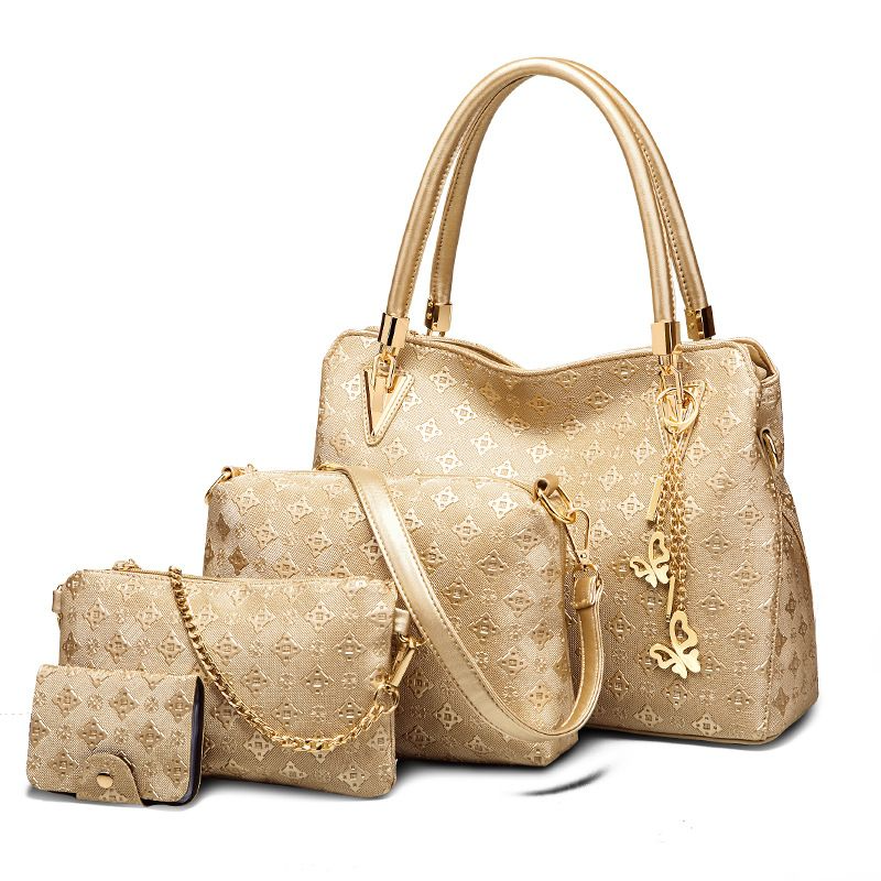 Bianca 4 Pcs Golden Shoulder Handbag