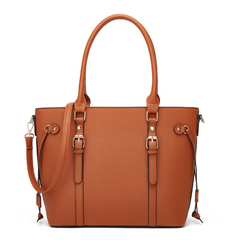 Kiara 3-piece Brown Handbag Set